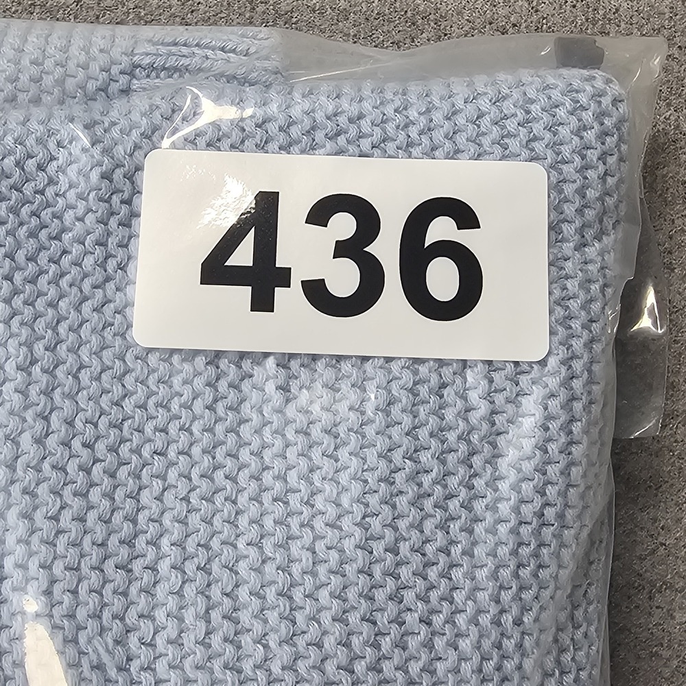 Moon and Madison Cropped  Sweater Baby Blue  Size Large - Picture 13 of 13